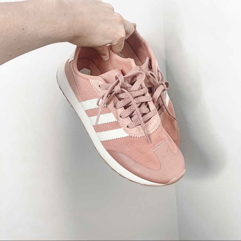 Adidas mauve pink athletic sneakers - Picture 1 of 5